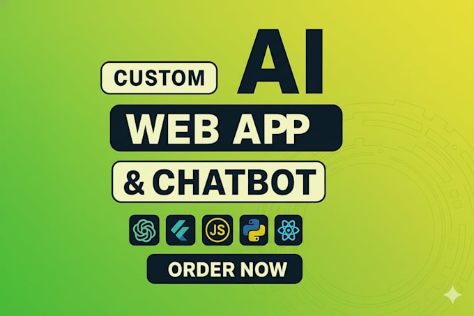 develop ai powered web application or chatbot solutions