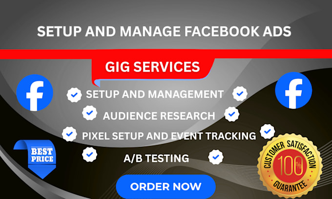 Set up and manage facebook instagram ads for your business to convert ...
