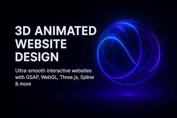3d website animated website modern web design interactive webgl web ...