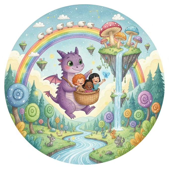 draw children book illustration and children book illustrator