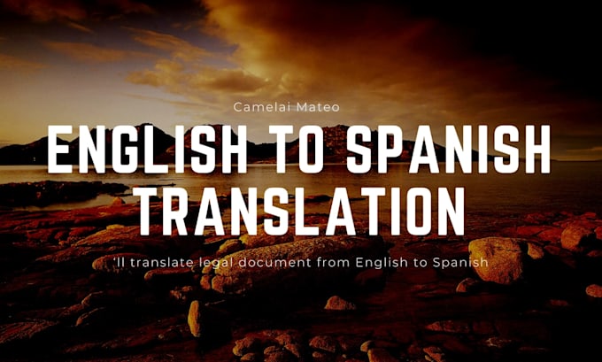 translate english to spanish