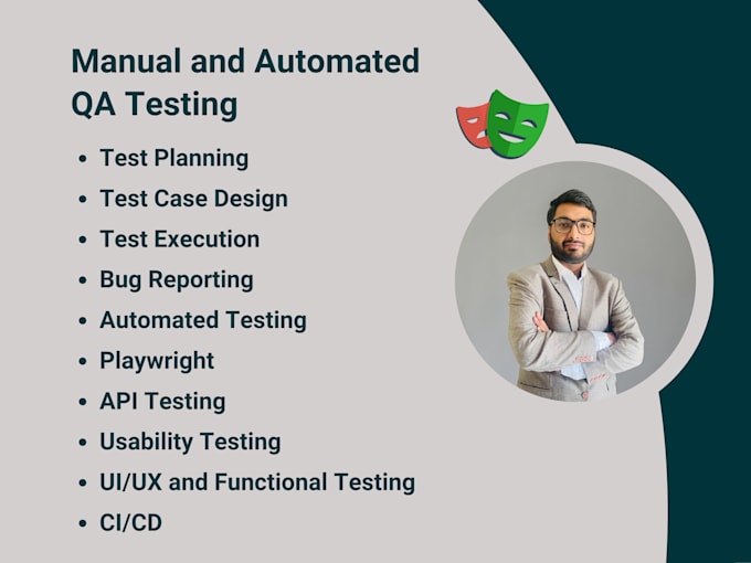 do manual and automated QA testing, web, and mobile testing