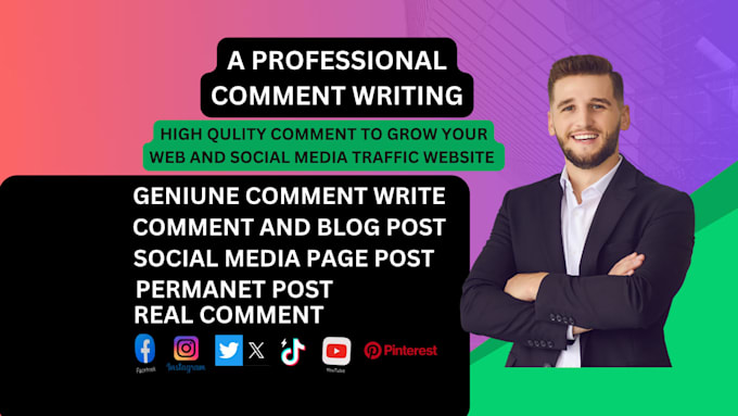 write blog post comments and provide quality comment writing to boost your blog
