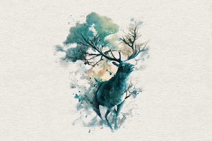 create a watercolor tattoo design