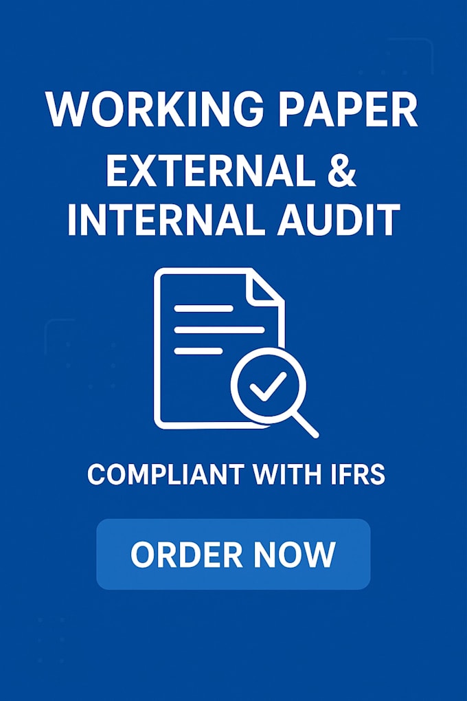 prepare complete audit working papers as per ifrs
