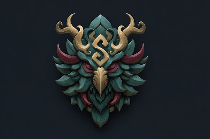do a fantasy game logo