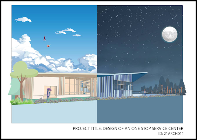 create architectural collage and post digital renders