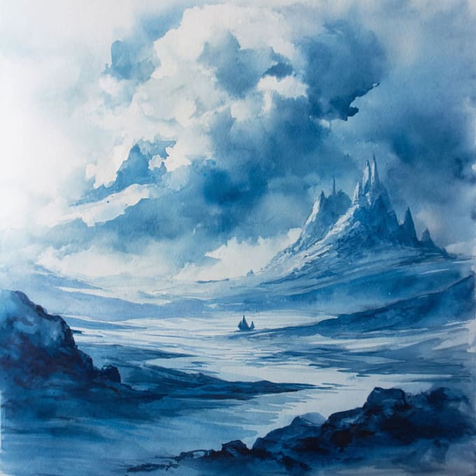 do fantasy landscapes and scenery art