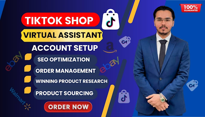 set up tiktok shop, tiktok shop virtual assistant, a z account management