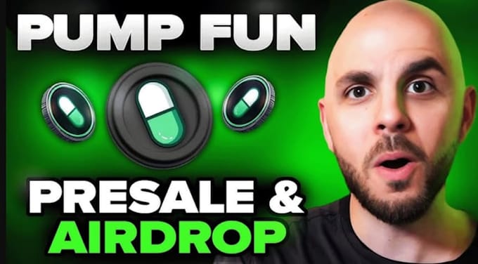 Pump crypto presale, token memecoin, web3, pumpfun, twitter, telegram ...
