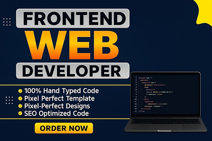be front end web developer using react js and next js