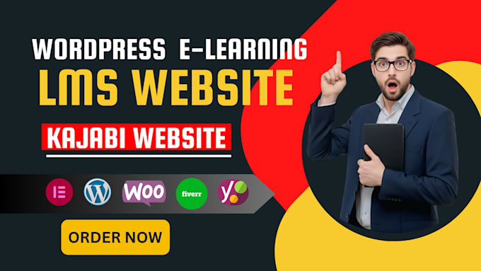design a kajabi website and learndash lms learning website as a pro developer