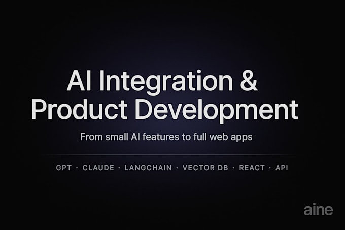 build an ai feature or chatbot using gpt or custom llm API