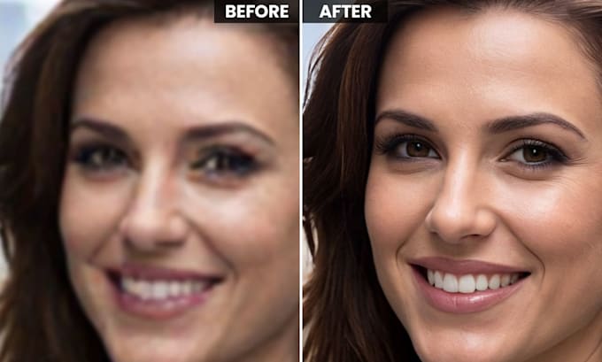 upscale, enhance, and fix low res photos, ai images