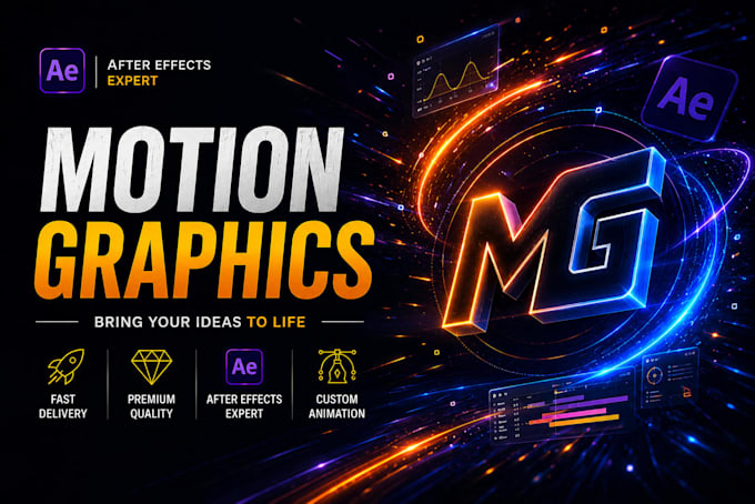 create custom motion graphics animation