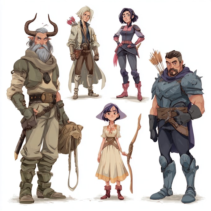 do a dnd character or dnd party art