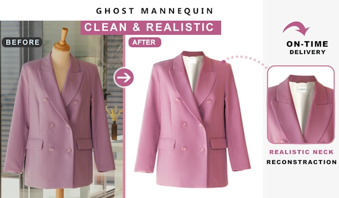 edit ghost mannequin clothing photos for ecommerce stores