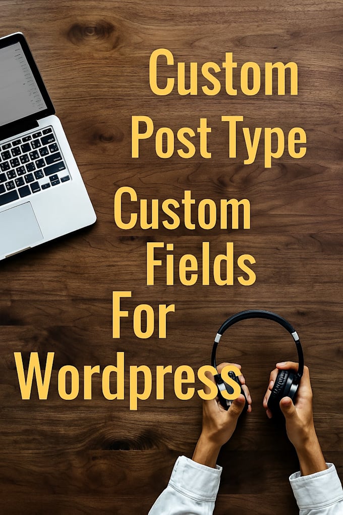 create a custom post type, custom fields for wordpress