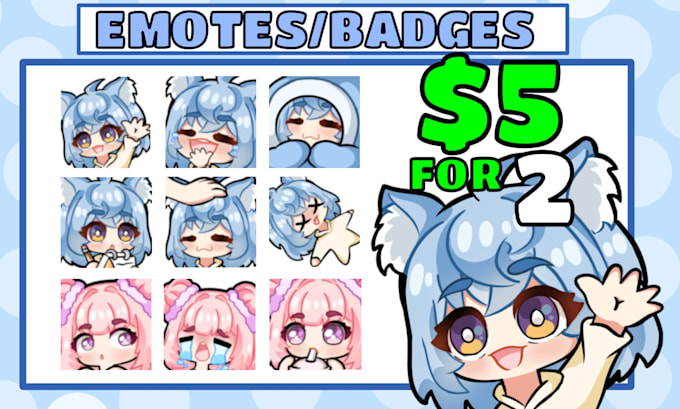 create animated twitch emotes and badges