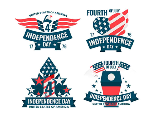 make modern patriotic logo