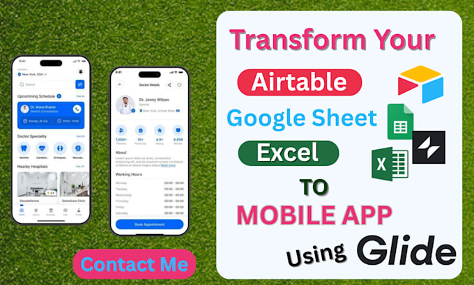 build client portal, CRM, or web app using glide, softr, and airtable