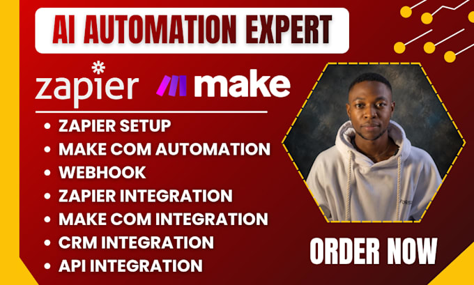 zapier automation zapier expert make com ai automation expert made com fix make