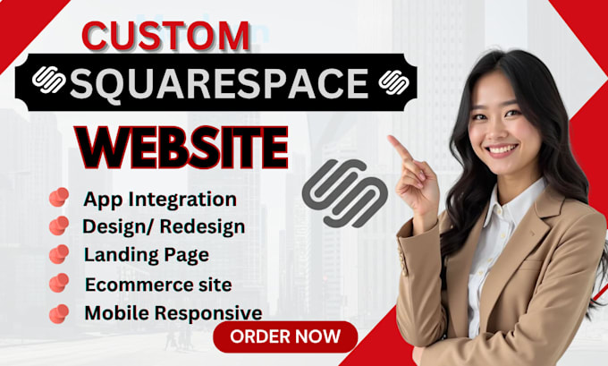 Design squarespace website redesign squarespace website design for ...