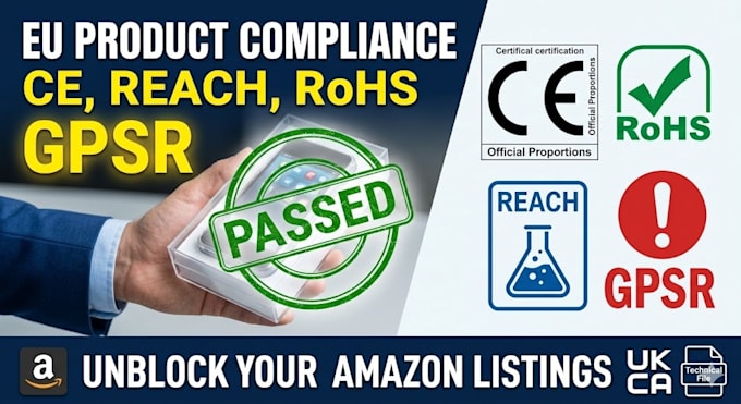 provide eu product compliance ce marking and reach rohs certification
