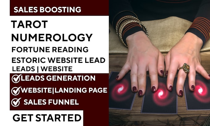 generate tarot numerology fortune reading leads esoteric website development