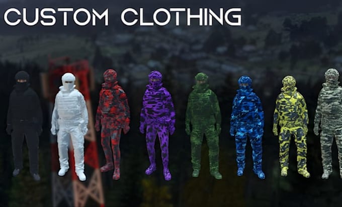 Dayz Custom Pattern Port 3d model assets, make custom gears, weapon and skins for your dayz ...