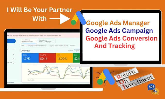 setup and manage google ads with increase ROI
