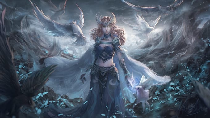create stunning fantasy art characters and scenes