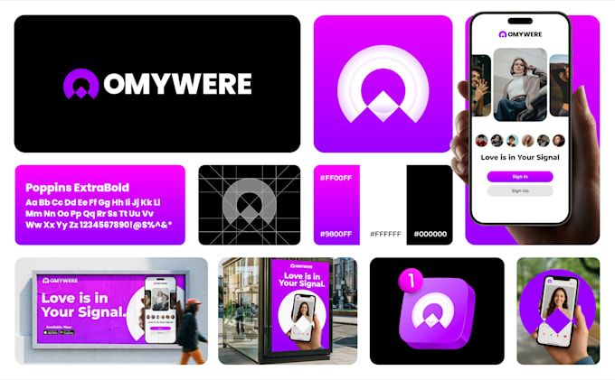 design professional logo, brand identity, and style guide