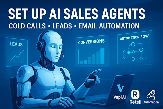 setup ai sales agent lead generation, cold calling, email automation using vapi