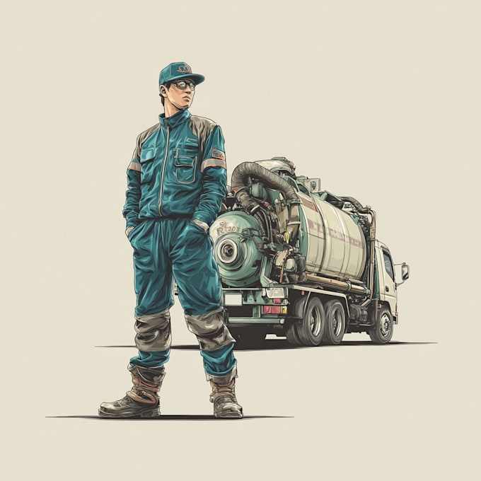 create a detailed vector art portrait