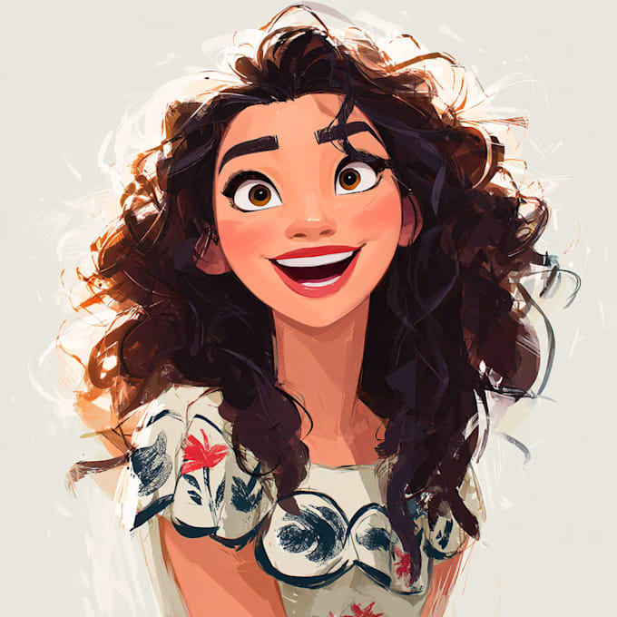 draw cute cartoon human character