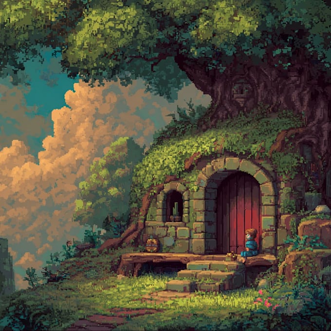 draw pixel art with various styles