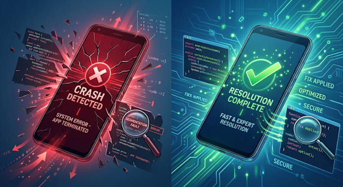 fix bugs and issues in your android, flutter or kmp app
