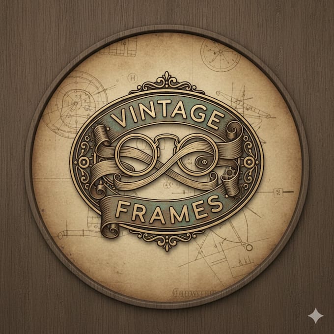 design vintage frames logo