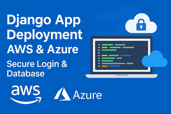 set up and host django web application on AWS or azure cloud