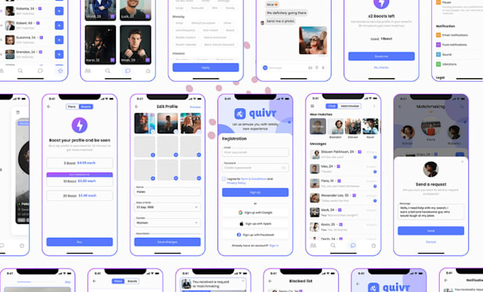 develop a dating app, matchmaking app, or dating website, social networking app