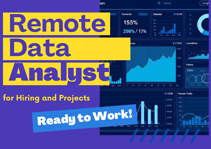 work as a remote data analyst, bi developer, data entry