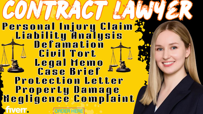 draft a settlement agreement or release of liability