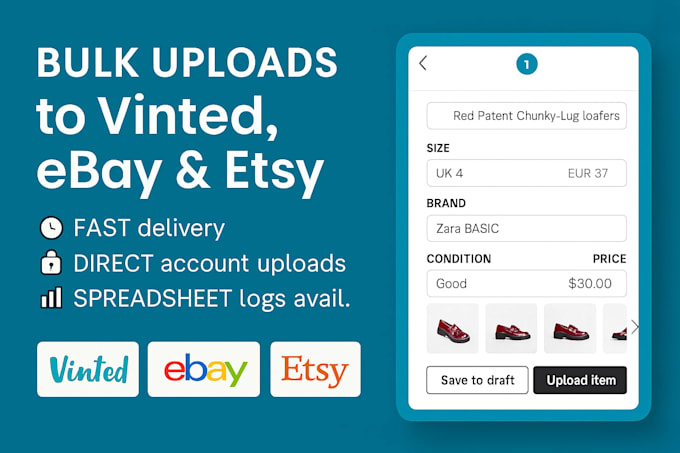 list and upload your vinted items fast and professionally