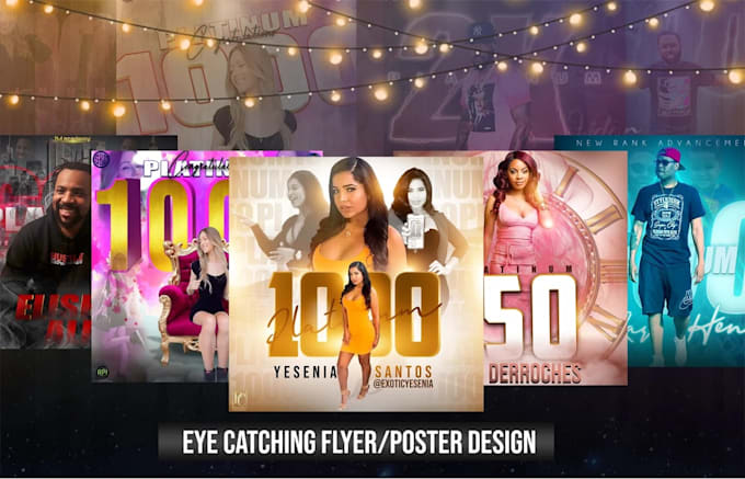 Create anime flyer or create animated motion flyer motion poster by ...