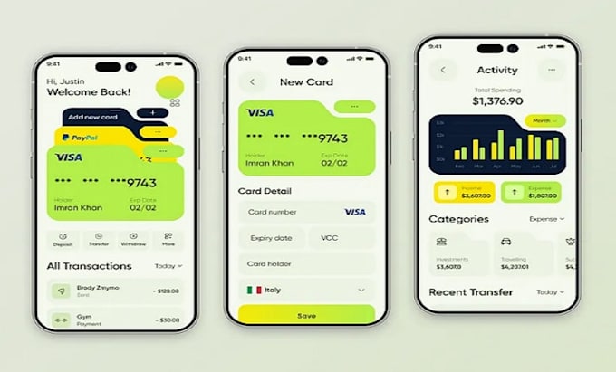 Develop fintech app, payment app crypto wallet app, bank app by Zazi ...