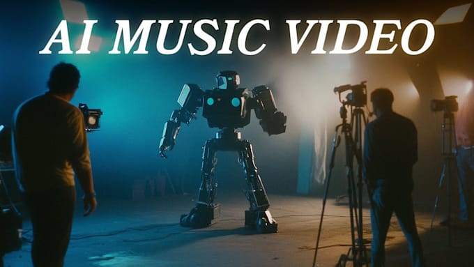 create a cinematic ai music video animation