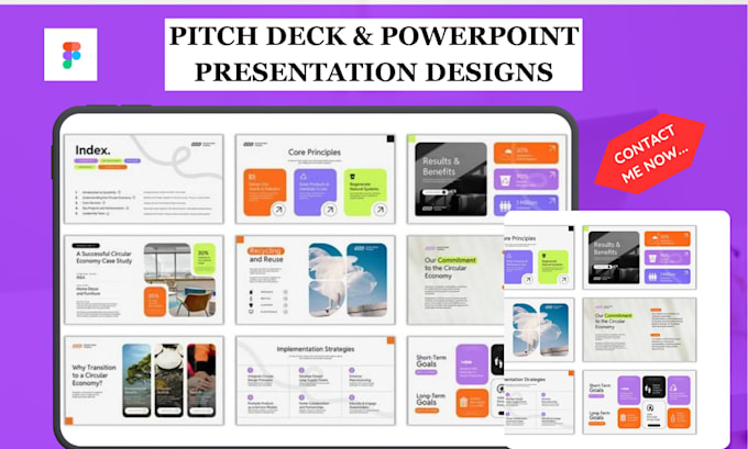 pitch deck presentation template powerpoint design pitch deck figma canva slide