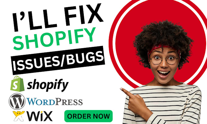 fix wordpress issues shopify errors wix issues shopify website