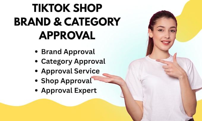 tiktok shop brand and category approval service